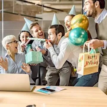 LovesTown 40PCS Vibrant Party Blowers for Celebrations