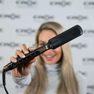 CROC Rose Gold Titanium Flat Iron for Effortless Styling