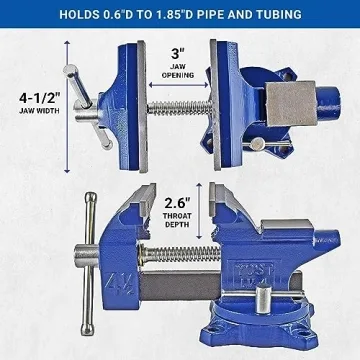 Yost LV-4 Homeowner's Vise | Durable Lightweight Workbench Tool