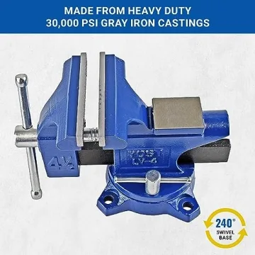 Yost LV-4 Homeowner's Vise | Durable Lightweight Workbench Tool