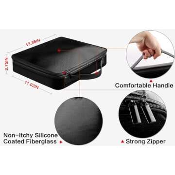 Battery Storage Organizer Case with Battery Tester, 250+ Waterproof Explosion-Proof Box Holder Bag Fits for AA AAA AAAA 9V C D Lithium 3V LR44 CR2 CR1632 CR2032 CR123A