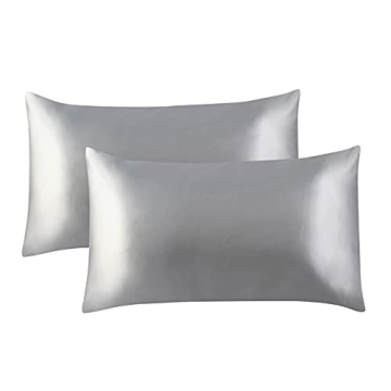 Habibi9 Satin Pillowcase for Hair and Skin - Set of 2