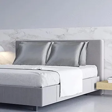 Habibi9 Satin Pillowcase for Hair and Skin - Set of 2