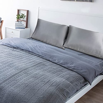 Habibi9 Satin Pillowcase for Hair and Skin - Set of 2