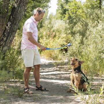 Chuckit Sport 25M Dog Ball Launcher, 25" Length, Includes Medium Ball (2.5") For Dogs 20-60 Pounds