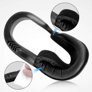 SUPERUS Facial Interface & Face Cover Pad for Oculus Quest 2, Sweat-Proof PU Foam Cushion - VR Accessories for Meta Quest 2, Compatible with Oculus Quest 2 Original Spacer
