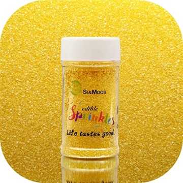 Yellow Sugar Sprinkles for Festive Baking and Decorating