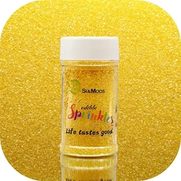 Yellow Sugar Sprinkles for Festive Baking and Decorating