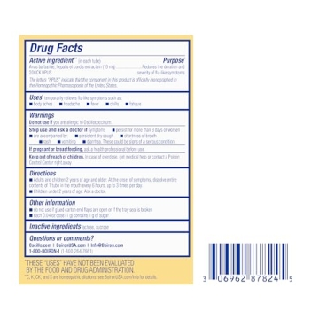 Boiron Oscillococcinum Natural Flu Relief - 30 Count