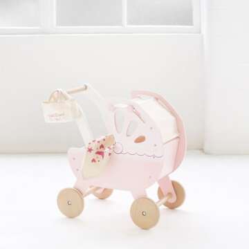 Buy Sweet Dreams Doll Toy Pram - Stylish & Safe Role Play