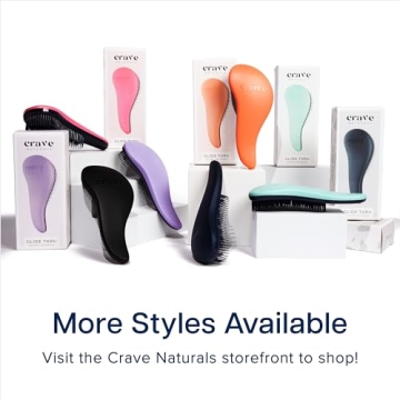 Detangling Brush for All Hair Types | Crave Naturals