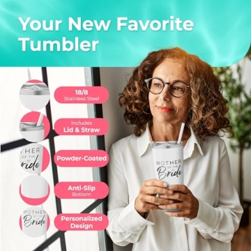 SassyCups Mother of the Bride Cup - Stylish Insulated Tumbler