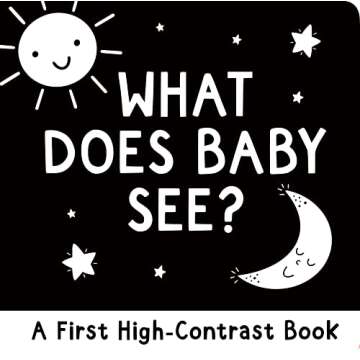 What Does Baby See? High-Contrast Board Book for Infants