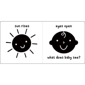 What Does Baby See? High-Contrast Board Book for Infants