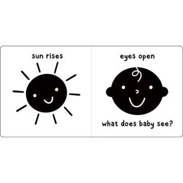 What Does Baby See? High-Contrast Board Book for Infants