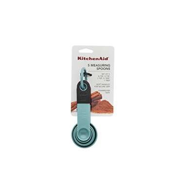 KitchenAid Measuring Spoons, Set Of 5, Aqua Sky