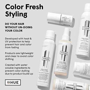 dpHUE Color Fresh Touchable Hairspray - 8 oz - Provides Heat & Humidity Protection - Soft, Non-Sticky Hold - Color Safe - For All Hair Types