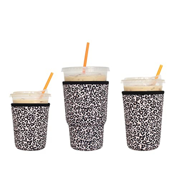 3 Pack Reusable Iced Coffee Sleeves - Xumbtvs Insulator for Cold Beverages, Neoprene Cup Holder for ...