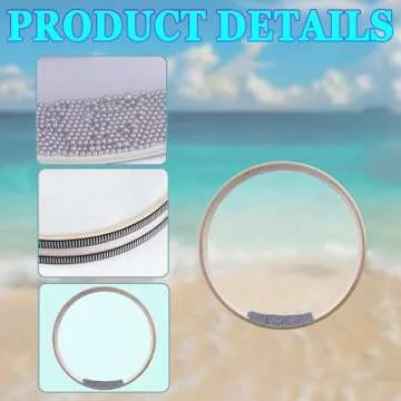 10 inch Ocean Drum with built in Night Shining Beads. Musical Instrument, Percussion, Sea Wave Drum for Meditation and Relaxation, Wave Bead Hand Drum, Sea Drum (burlywood+drum bag)