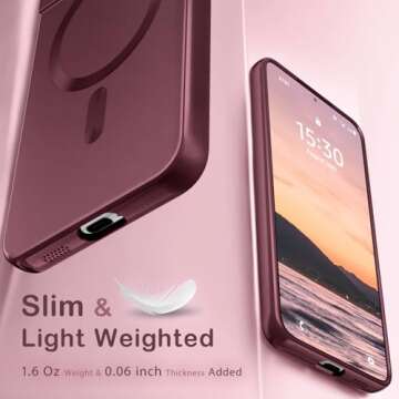 Amzfield Magnetic Case for Samsung Galaxy S22 Plus - Stylish & Durable Protection w/ MagSafe Compatibility