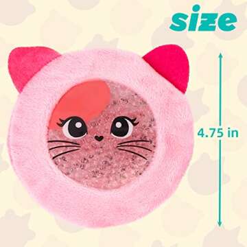 LotFancy Kids Ice Packs for Boo Boos, 3 Pack, Reusable Hot Cold Packs with Cute Plush Sleeves, Small...