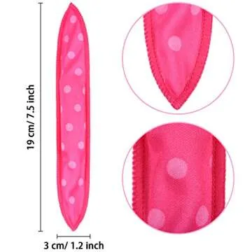 40 Pieces Hair Rollers Soft Sleep Foam Hair Curlers Rag Curlers for Hair Hair Styling Rollers Tools Heatless Pillow Sponge Hair Curlers to Sleep in DIY Hair Curler Rollers Sponge(Dot,Color Set 1)