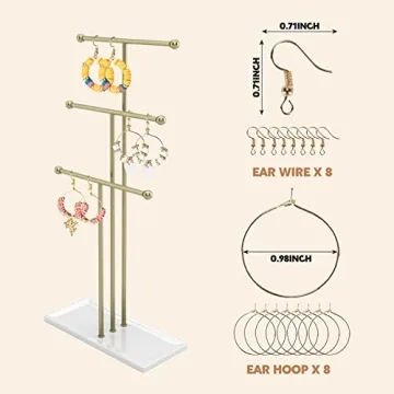 Pizooro Clay Beads Jewelry Making Kit 10500pcs Gift