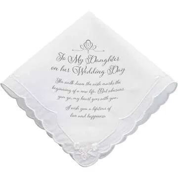 Lillian Rose Wedding Hankie for Bridal Moments