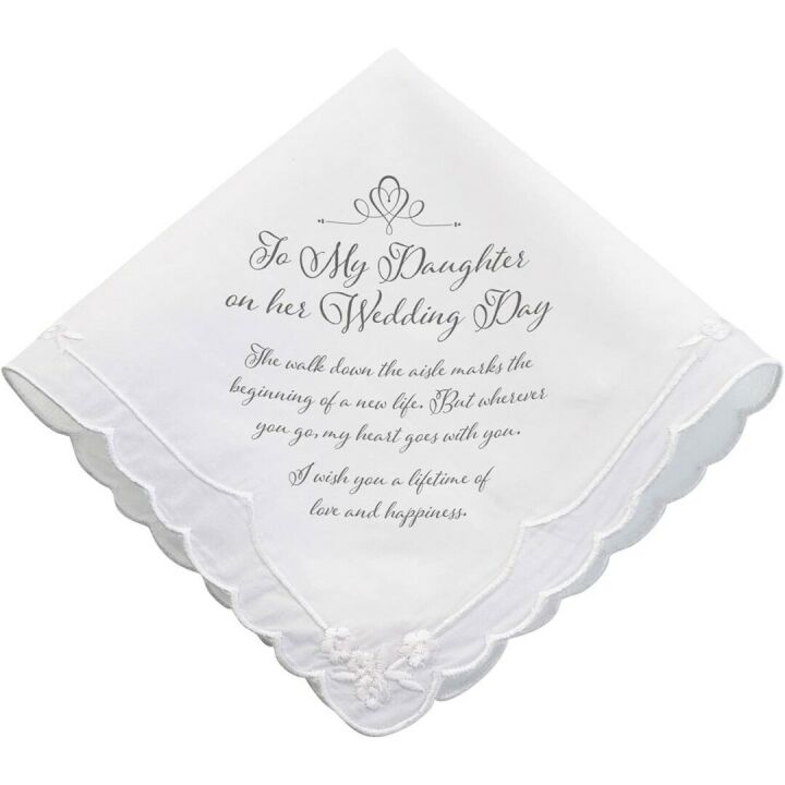 Lillian Rose Wedding Hankie for Bridal Moments