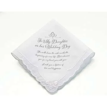 Lillian Rose Wedding Hankie for Bridal Moments