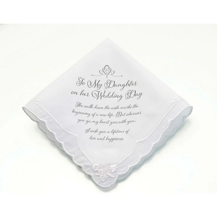 Lillian Rose Wedding Hankie for Bridal Moments