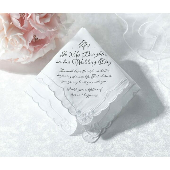 Lillian Rose Wedding Hankie for Bridal Moments