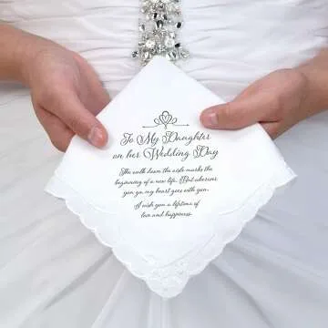 Lillian Rose Wedding Hankie for Bridal Moments