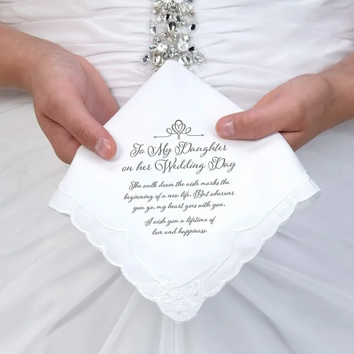 Lillian Rose Wedding Hankie for Bridal Moments