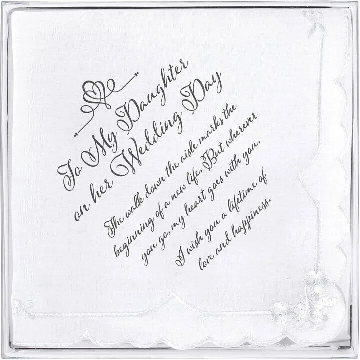 Lillian Rose Wedding Hankie for Bridal Moments