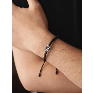 HAQUIL Couples Bracelets Long Distance Bracelets Lucky Matching Couple Bracelets Distance Relationship Anniversary Valentine Gifts for Couple