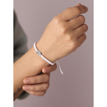 HAQUIL Couples Bracelets Long Distance Bracelets Lucky Matching Couple Bracelets Distance Relationship Anniversary Valentine Gifts for Couple