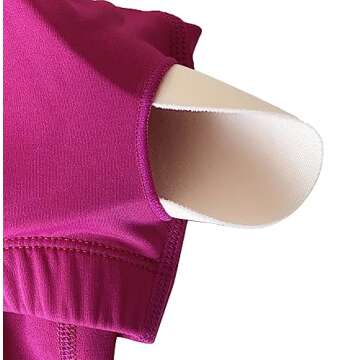 Gauagbr Crop Tank Tops for Women Buttery Soft Workout Tank Tops Built in Bra Square Neck Longline Sports Bra (Pink Peony,XS)