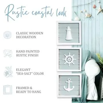 TideAndTales 3D Nautical Wall Decor for Home Decoration