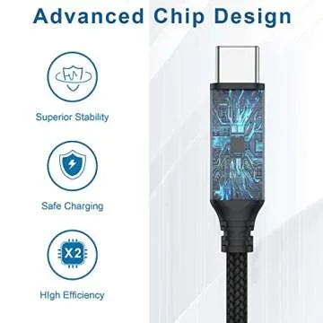 Extra Long USB Type-C 16ft Fast Charging Cable for All Devices