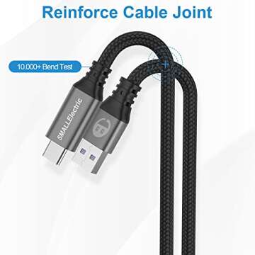 Extra Long USB Type-C 16ft Fast Charging Cable for All Devices