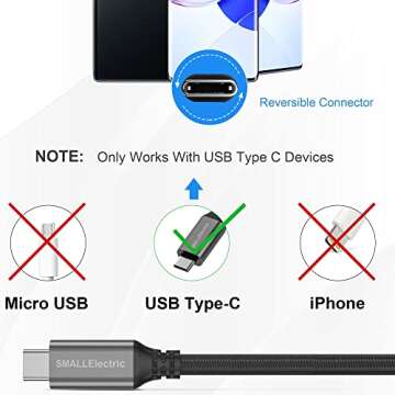 Extra Long USB Type-C 16ft Fast Charging Cable for All Devices