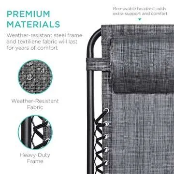 Shop Best Choice Zero Gravity Lounge Chair Set