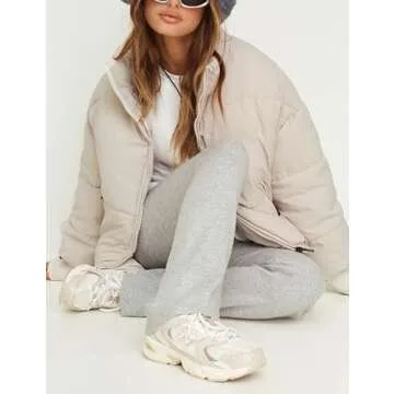 UANEO Women’s Oversized Puffer Jacket - Be Chic in Winter