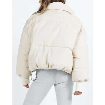 UANEO Women’s Oversized Puffer Jacket - Be Chic in Winter