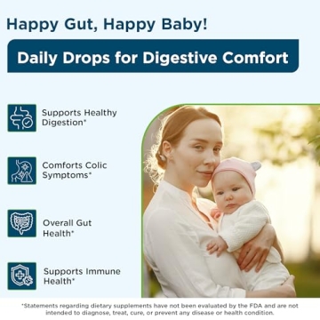 Wellements Organic Baby Probiotic Drops - Infant Digestive Support