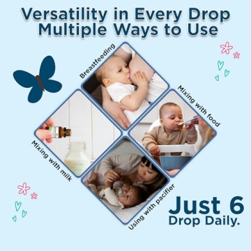 Wellements Organic Baby Probiotic Drops - Infant Digestive Support