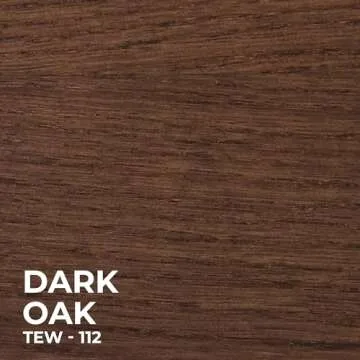 SamaN Interior Water Based Wood Stain - Natural Stain for Furniture, Moldings, Wood Paneling, Cabinets (Dark Oak TEW-112-12, 12 oz)