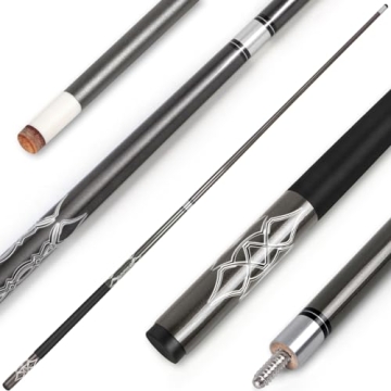 Kmise Pool Stick, 58-Inch Fiberglass Graphite Composite Billiard Pool Cue Sticks for Professional Bi...