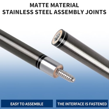 Kmise 58-Inch Pool Stick for Billiard Enthusiasts and Professionals